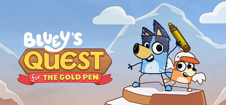 布鲁伊的寻找金色画笔之旅/Bluey's Quest For The Gold Pen-好欧游戏仓库
